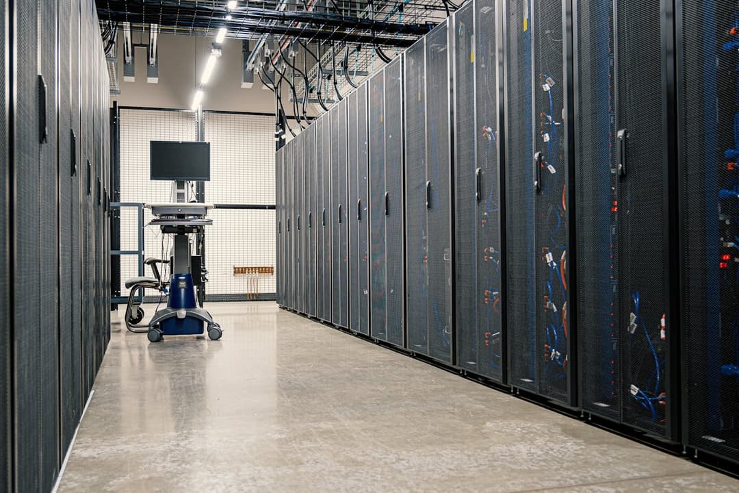 A data center.